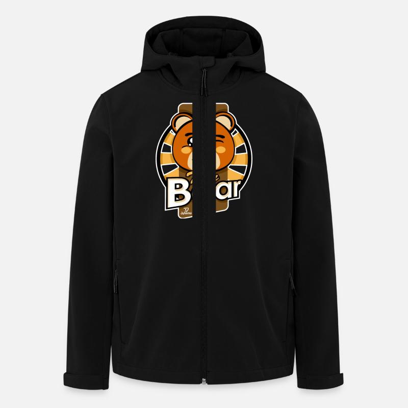 Team Bear - Veste softshell homme en polyester recyclé Stanley/Stella - noir