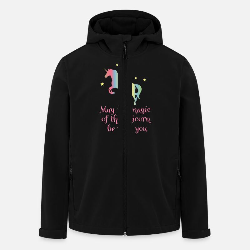 Unicorn - Men’s Recycled Softshell Jacket by Stanley/Stella - black