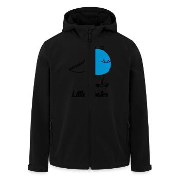 Little Monster / Baby / Bébé / Humor / Halloween - Men’s Recycled Softshell Jacket by Stanley/Stella - black - Front - AI Model Male 185 light (185cm)
