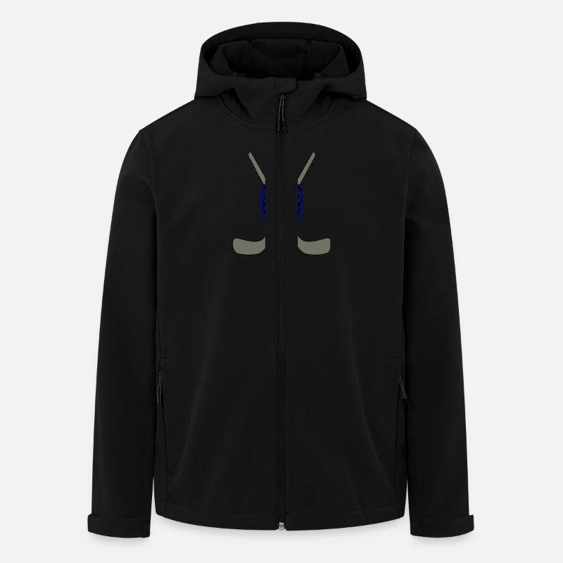 Eishockey maske - Recycelte Männer Softshell-Jacke von Stanley/Stella - Schwarz