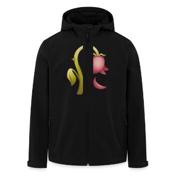 Smiley Flower - Veste softshell homme en polyester recyclé Stanley/Stella - noir - Devant - AI Model Male 185 light (185cm)