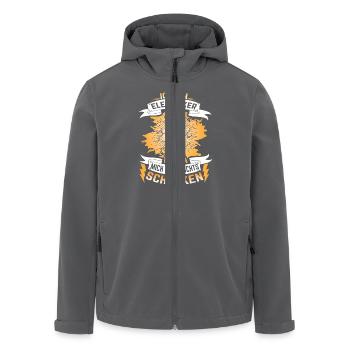 Elektriker Papa mich kann nichts schocken - Recycelte Männer Softshell-Jacke von Stanley/Stella - Schwarz - Vorne - AI Model Male 185 light (185cm)