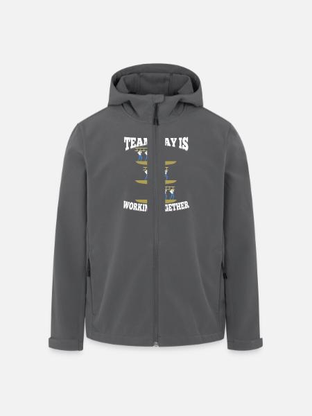 Teamplay Shirt - Recycelte Männer Softshell-Jacke von Stanley/Stella - Schwarz