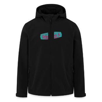 Wakeboard - Recycelte Männer Softshell-Jacke von Stanley/Stella - Schwarz - Vorne - AI Model Male 185 light (185cm)