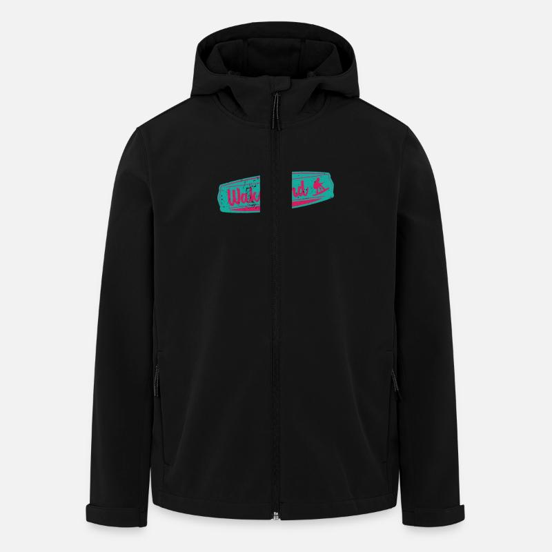 Wakeboard - Recycelte Männer Softshell-Jacke von Stanley/Stella - Schwarz