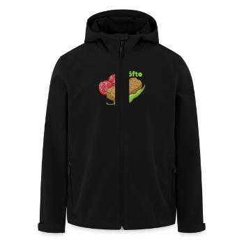 Köfte (Turkish food) - Men’s Recycled Softshell Jacket by Stanley/Stella - black - Front - AI Model Male 185 light (185cm)