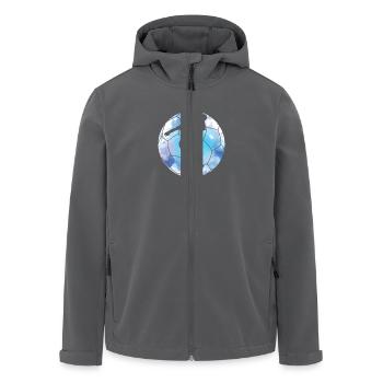Handball, seule la victoire compte - Veste softshell homme en polyester recyclé Stanley/Stella - charbon - Devant - AI Model Male 185 light (185cm)