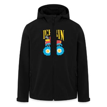 5 Geburtstag Kinder Monster Truck 5 Jahre - Recycelte Männer Softshell-Jacke von Stanley/Stella - Schwarz - Vorne - AI Model Male 185 light (185cm)