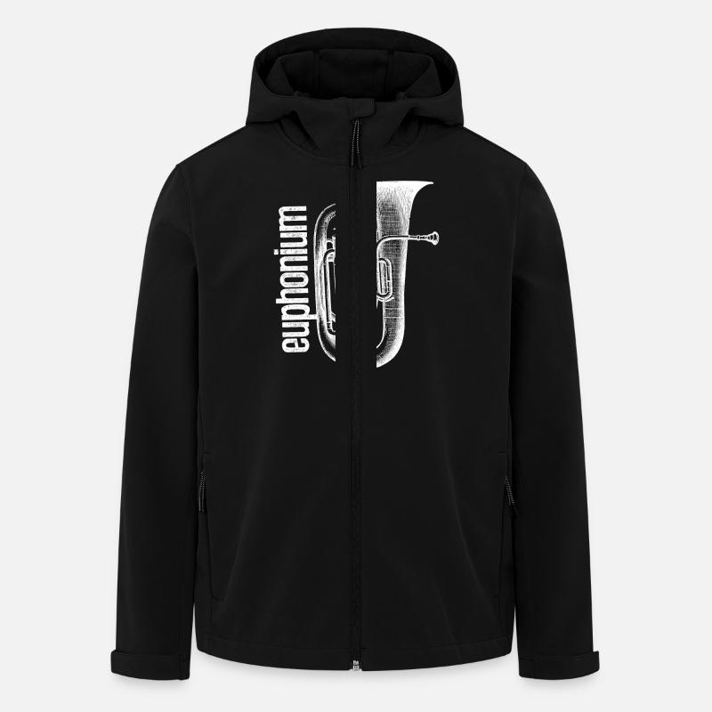 Euphonium Shirts - Recycelte Männer Softshell-Jacke von Stanley/Stella - Schwarz