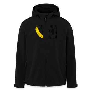 Das Ist Mein Bananen Kostüm Karneval Party Banane - Recycelte Männer Softshell-Jacke von Stanley/Stella - Schwarz - Vorne - AI Model Male 185 light (185cm)