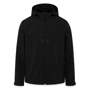 Plongée en apnée une seule fois - Veste softshell homme en polyester recyclé Stanley/Stella - noir - Devant - AI Model Male 185 light (185cm)