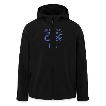 Geschenk zur Geburt der neue Chef - Recycelte Männer Softshell-Jacke von Stanley/Stella - Schwarz - Vorne - AI Model Male 185 light (185cm)