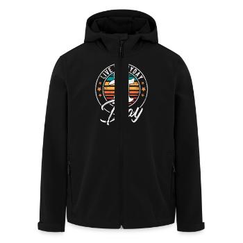Sweet Pi Day 3.14 - Pi Day - Cadeau Happy Pi Day - Veste softshell homme en polyester recyclé Stanley/Stella - noir - Devant - AI Model Male 185 light (185cm)