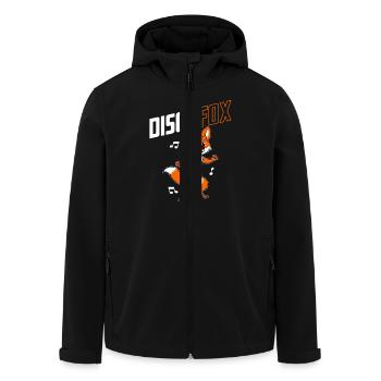Disco Fuchs - Recycelte Männer Softshell-Jacke von Stanley/Stella - Schwarz - Vorne - AI Model Male 185 light (185cm)