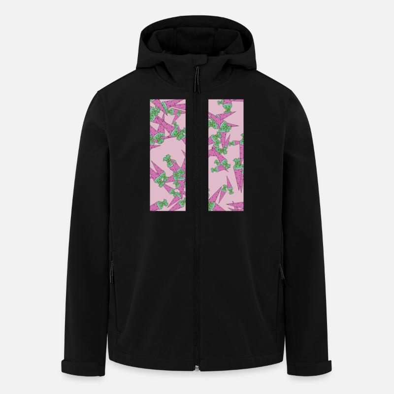 Sugar cone - Men’s Recycled Softshell Jacket by Stanley/Stella - black