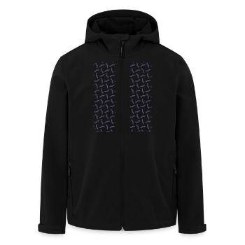 Fledermaus Halloween - Recycelte Männer Softshell-Jacke von Stanley/Stella - Schwarz - Vorne - AI Model Male 185 light (185cm)