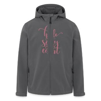 Hallo achtundsechzig süßer 68 Jahre alter Geburtstag - Recycelte Männer Softshell-Jacke von Stanley/Stella - Schwarz - Vorne - AI Model Male 185 light (185cm)