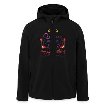 1959 65th Birthday For Women Queen 65 Years Old - Men’s Recycled Softshell Jacket by Stanley/Stella - black - Front - AI Model Male 185 light (185cm)