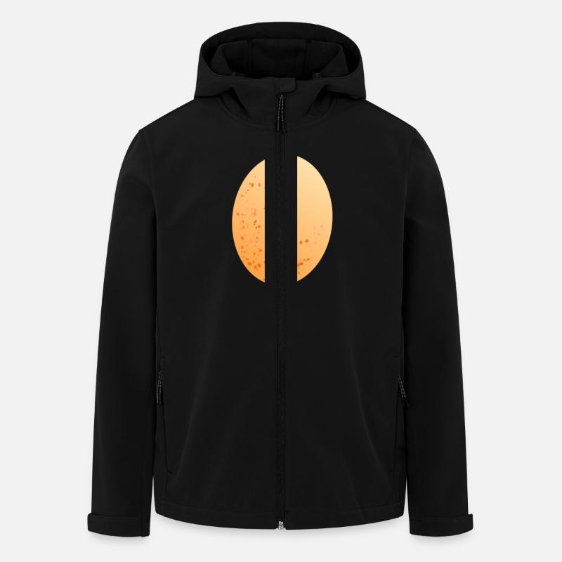 Oeuf oeuf poule - Veste softshell homme en polyester recyclé Stanley/Stella - noir