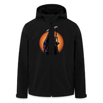 Horror Tod Sense Gruseliges Skelett Halloween Geschenk - Recycelte Männer Softshell-Jacke von Stanley/Stella - Schwarz - Vorne - AI Model Male 185 light (185cm)