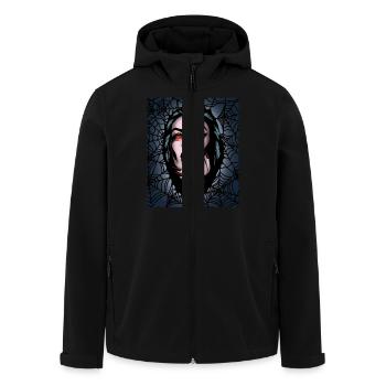 Scary Vampire Lady Creepy Spider Web Halloween - Veste softshell homme en polyester recyclé Stanley/Stella - noir - Devant - AI Model Male 185 light (185cm)
