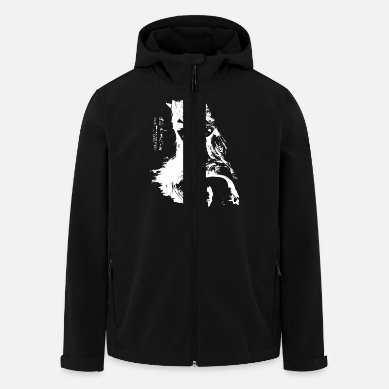 Fille fantôme Princesse Guerrière - Veste softshell homme en polyester recyclé Stanley/Stella - noir