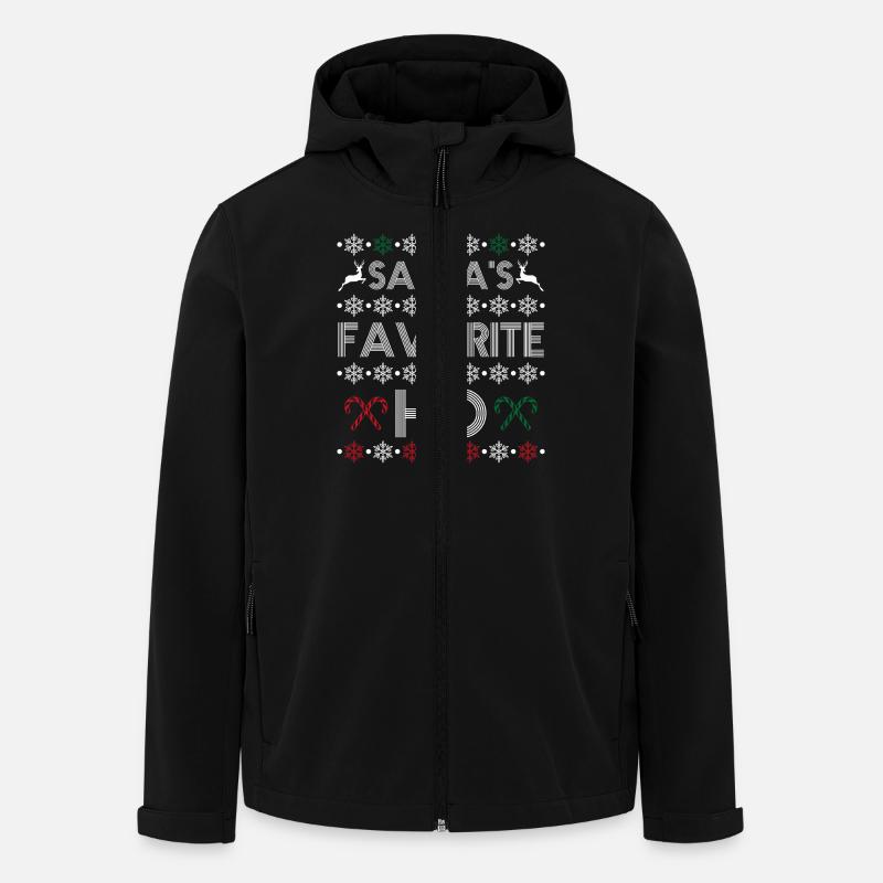 Santa's favorite ho - Veste softshell homme en polyester recyclé Stanley/Stella - noir