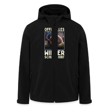 Faultier Winter Schlafshirt Weihnachten Schlaf - Recycelte Männer Softshell-Jacke von Stanley/Stella - Schwarz - Vorne - AI Model Male 185 light (185cm)