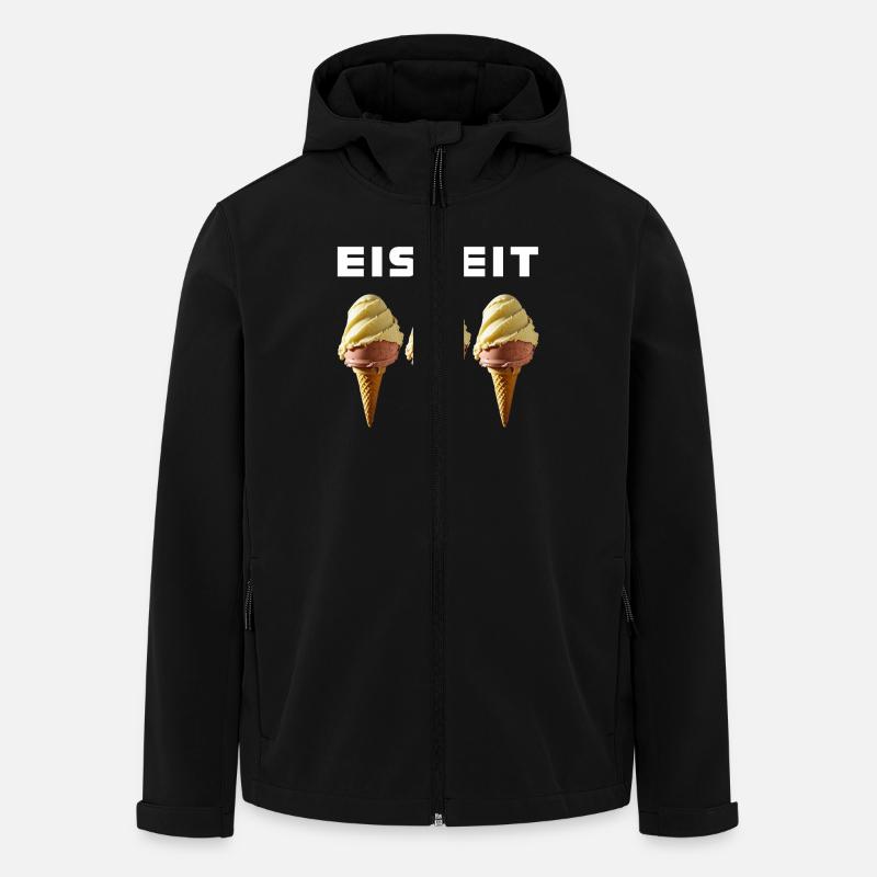 Eiszeit - Recycelte Männer Softshell-Jacke von Stanley/Stella - Schwarz