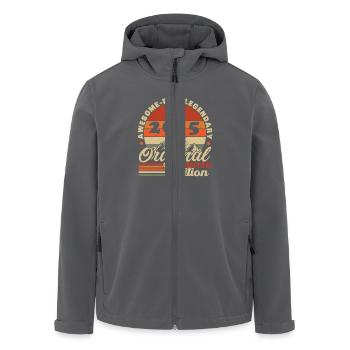 2015 Vintage Retro Geburtstagsgeschenk - Recycelte Männer Softshell-Jacke von Stanley/Stella - Anthrazit - Vorne - AI Model Male 185 light (185cm)