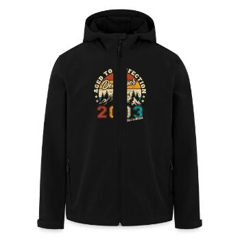 Décembre 2003 Vintage Retro Cadeau D’anniversaire - Veste softshell homme en polyester recyclé Stanley/Stella - noir - Devant - AI Model Male 185 light (185cm)
