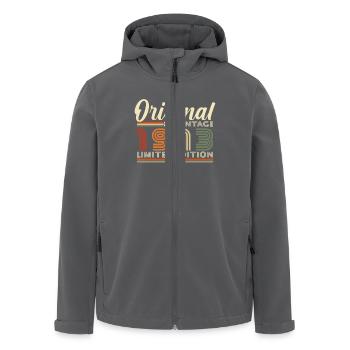 1973 Vintage Retro Geburtstagsgeschenk - Recycelte Männer Softshell-Jacke von Stanley/Stella - Anthrazit - Vorne - AI Model Male 185 light (185cm)