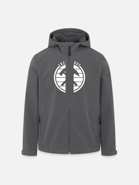 Erzgebirge Symbol Design - Recycelte Männer Softshell-Jacke von Stanley/Stella - Schwarz