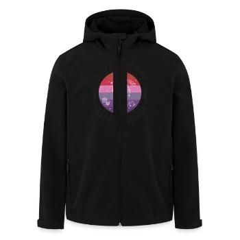 Astronomie Orion - Veste softshell homme en polyester recyclé Stanley/Stella - noir - Devant - AI Model Male 185 light (185cm)