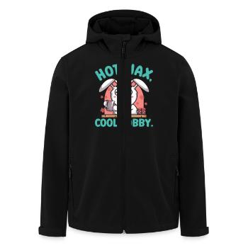 Heißwachs, cooles Hobby. - Recycelte Männer Softshell-Jacke von Stanley/Stella - Schwarz - Vorne - AI Model Male 185 light (185cm)