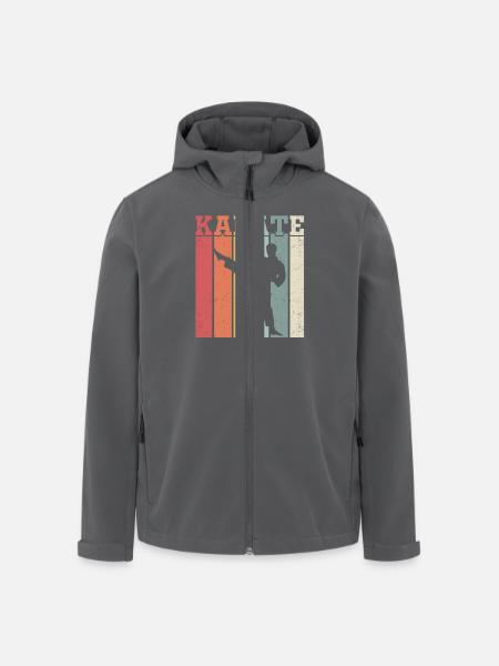 Karate - Recycelte Männer Softshell-Jacke von Stanley/Stella - Schwarz