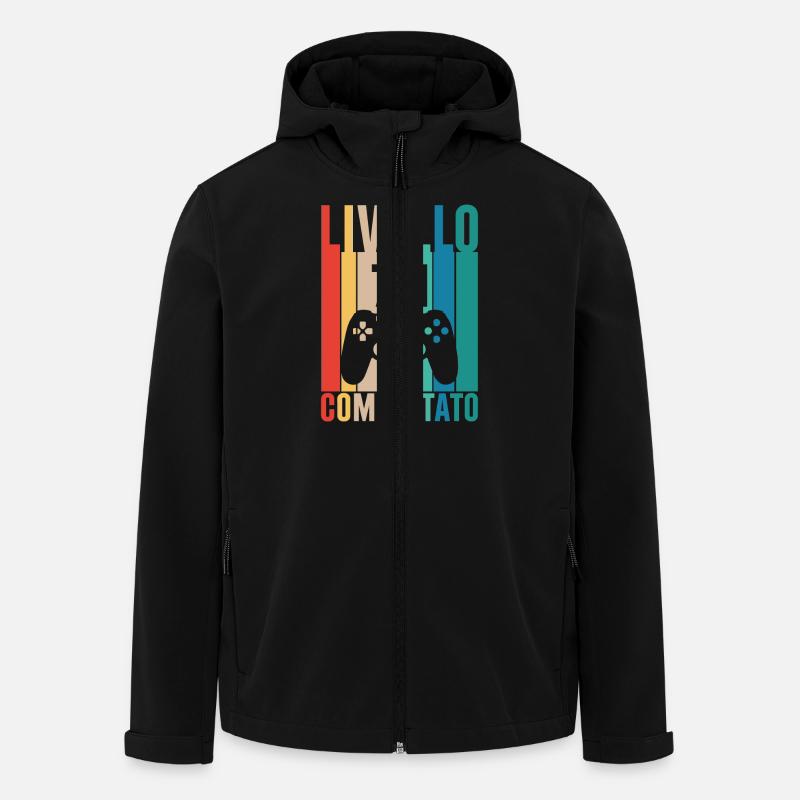 Niveau 71 - Veste softshell homme en polyester recyclé Stanley/Stella - noir