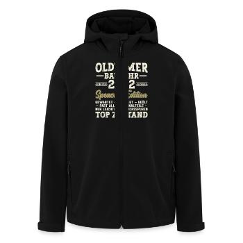 Jahrgang 2022 Das Beste aus 2022 - 3 Jahre alter Geburtstag - Recycelte Männer Softshell-Jacke von Stanley/Stella - Schwarz - Vorne - AI Model Male 185 light (185cm)