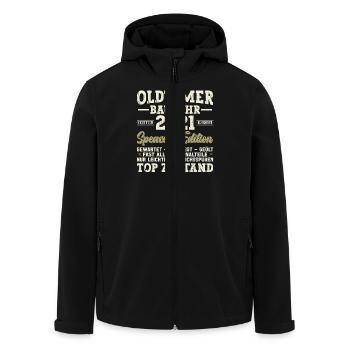 2021 Original 2021 Vintage Vintage rétro anniversa - Veste softshell homme en polyester recyclé Stanley/Stella - noir - Devant - AI Model Male 185 light (185cm)