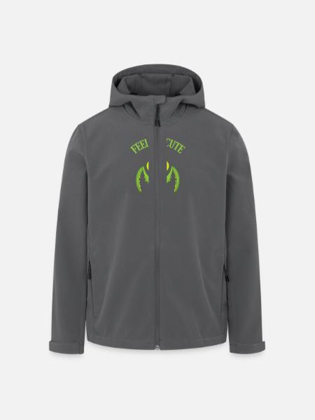 Feeling Cute Mantis - Recycelte Männer Softshell-Jacke von Stanley/Stella - Schwarz