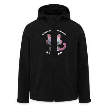 Schau mir in die Augen Kleiner - Recycelte Männer Softshell-Jacke von Stanley/Stella - Schwarz - Vorne - AI Model Male 185 light (185cm)