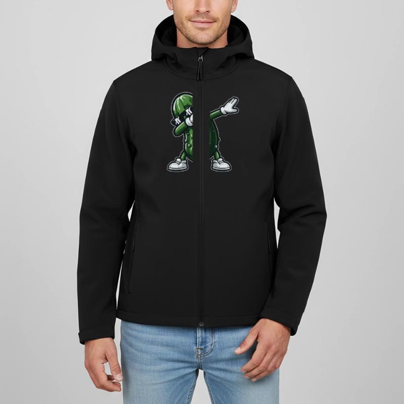 Dabbing Cornichon Dab Concombre Cornichon à l’aneth Drôle Veste softshell homme en polyester recyclé Stanley/Stella