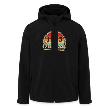 1993 Vintage Anniversaire Rétro Cadeau - Veste softshell homme en polyester recyclé Stanley/Stella - noir - Devant - AI Model Male 185 light (185cm)