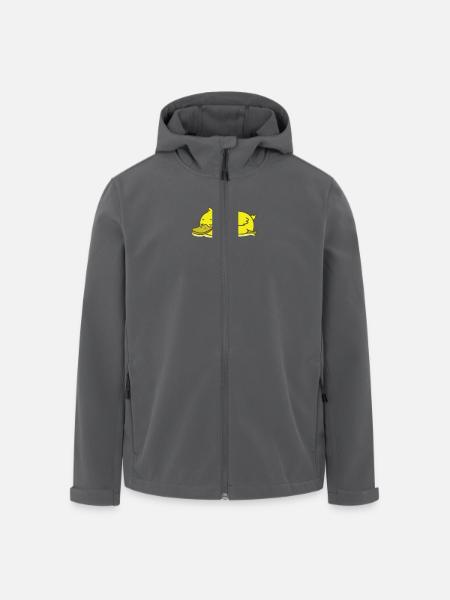 sleeping duck - Men’s Recycled Softshell Jacket by Stanley/Stella - black