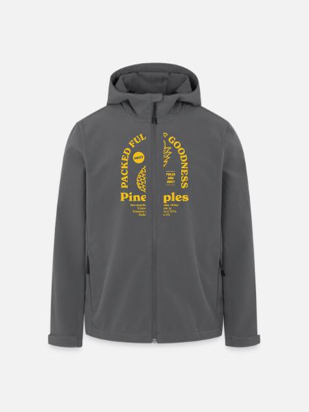 Pineapples Nutritional - Men’s Recycled Softshell Jacket by Stanley/Stella - black