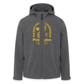 Ananas Ernährung - Recycelte Männer Softshell-Jacke von Stanley/Stella - Anthrazit - Vorne - AI Model Male 185 light (185cm)