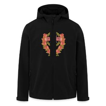Croix Roses Croix Croix Jésus Dieu - Veste softshell homme en polyester recyclé Stanley/Stella - noir - Devant - AI Model Male 185 light (185cm)
