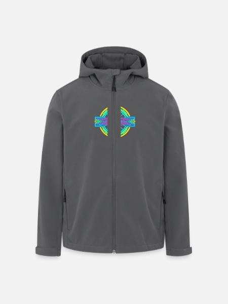 Jesus Gott Kreuz Kreuze Kruzifix - Recycelte Männer Softshell-Jacke von Stanley/Stella - Schwarz