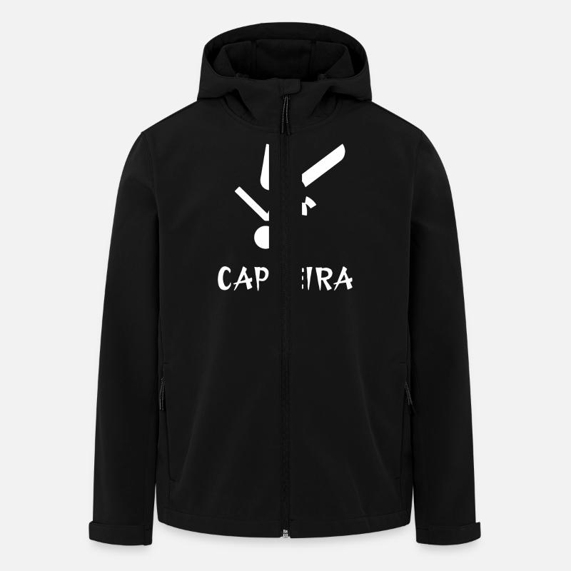 Capoeira - Veste softshell homme en polyester recyclé Stanley/Stella - noir