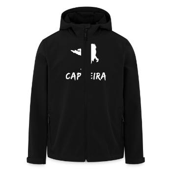 Capoeira - Recycelte Männer Softshell-Jacke von Stanley/Stella - Schwarz - Vorne - AI Model Male 185 light (185cm)